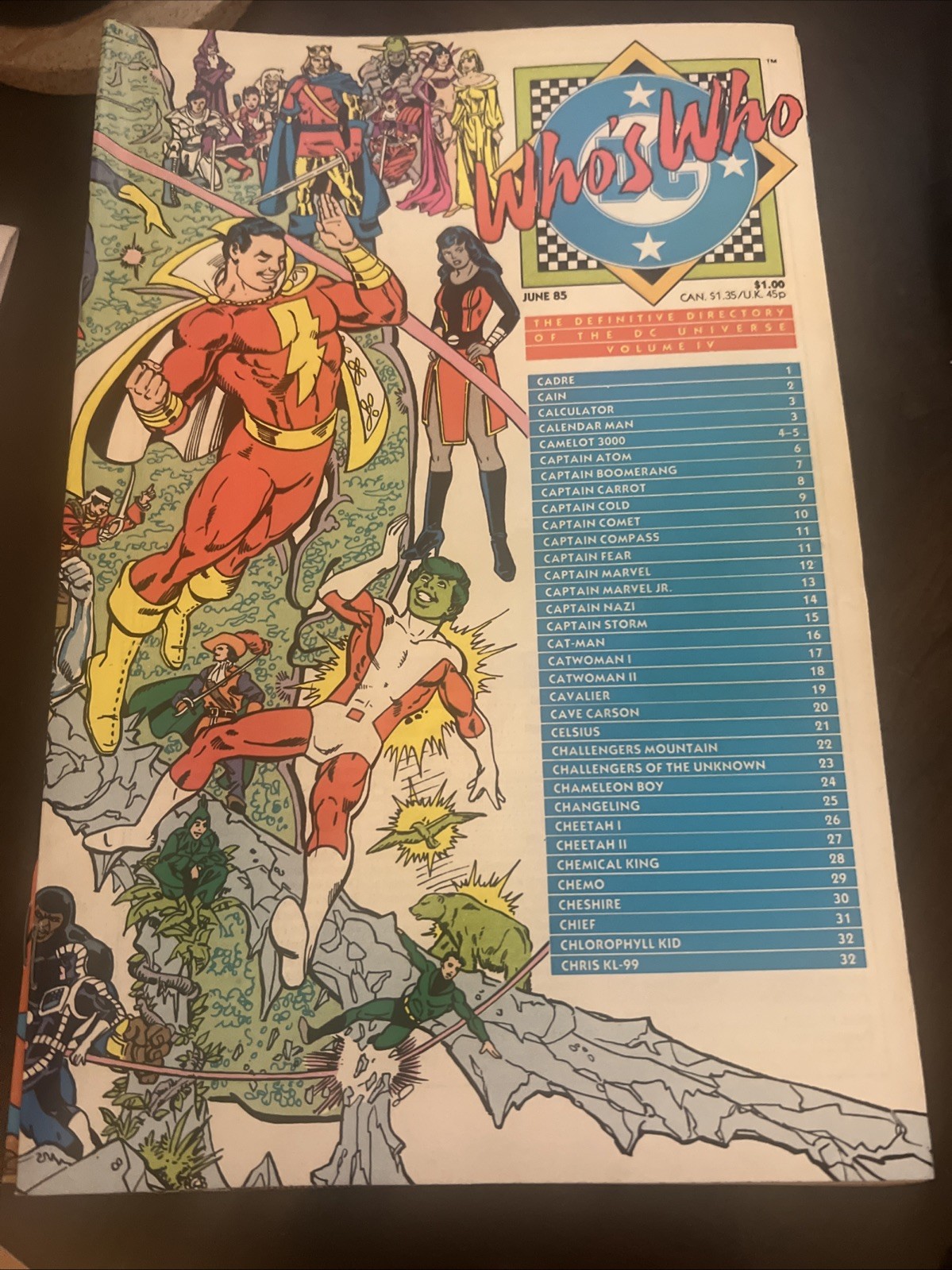 Who\'s Who: The Definitive Directory of the DC Universe #4 (DC Comics June 1985) Who\'s Who: The Definitive Directory of the DC Universe #4 (DC Comics June 1985)