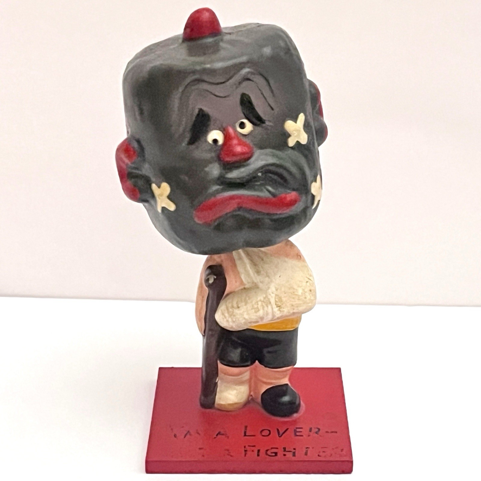 Vintage Rumpus Room Bobblehead I’m a Lover Not a Fighter St Pierre Patterson