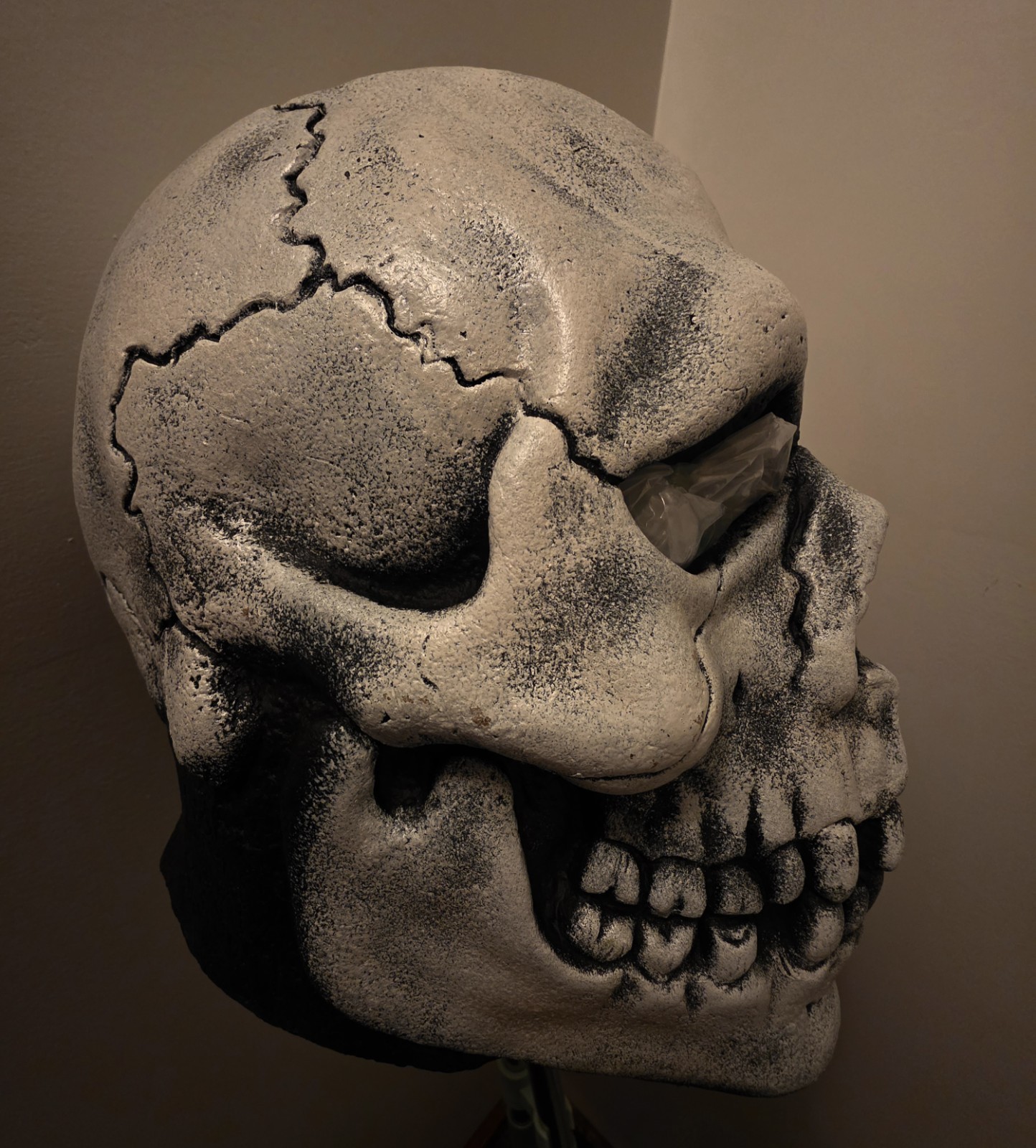 Don Post Skull Mask Vinyl 1967/80-83 JUMBO White