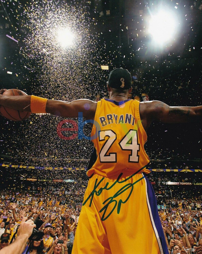 Kobe Bryant Photo Los Angeles Lakers 8X10 PRINTED SIGNATURE / AUTOGRAPH REPRINT