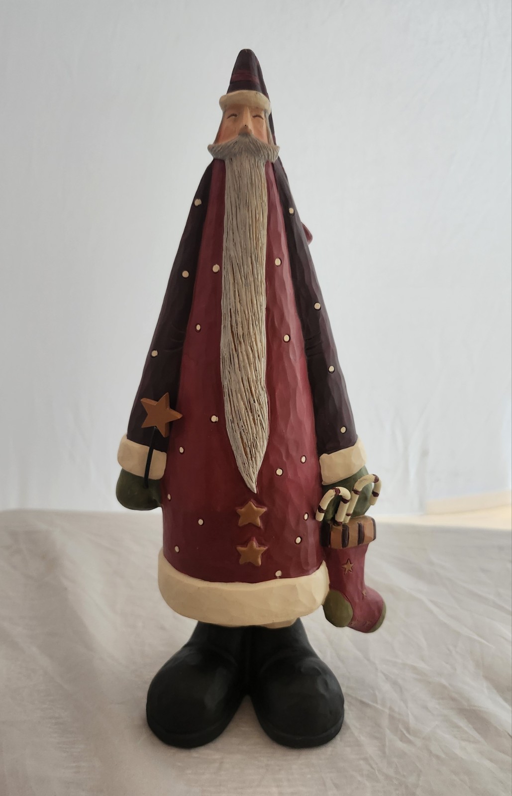 Williraye Studio Santa Holding Stocking & Christmas Star 11\