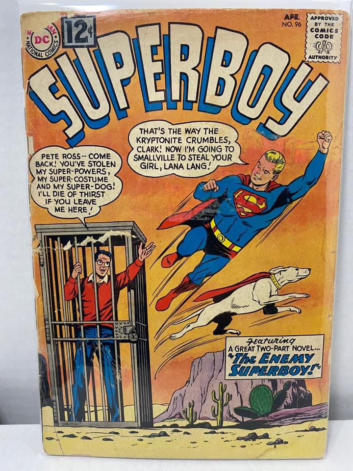 34200: DC COMICS SUPERBOY #96 G Grade