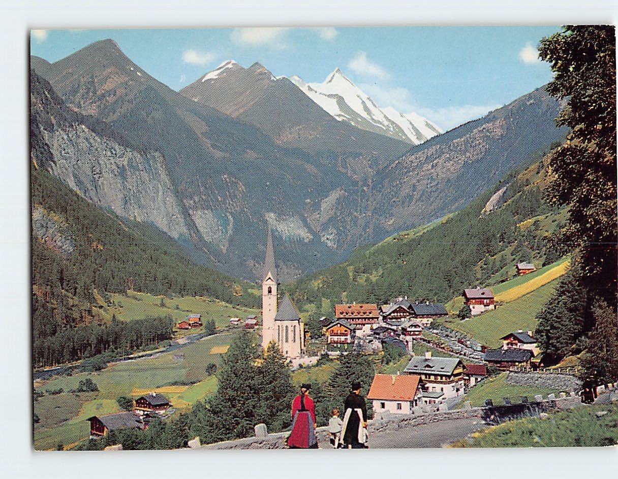 Postcard Panoramic View Heiligenblut am Großglockner Austria