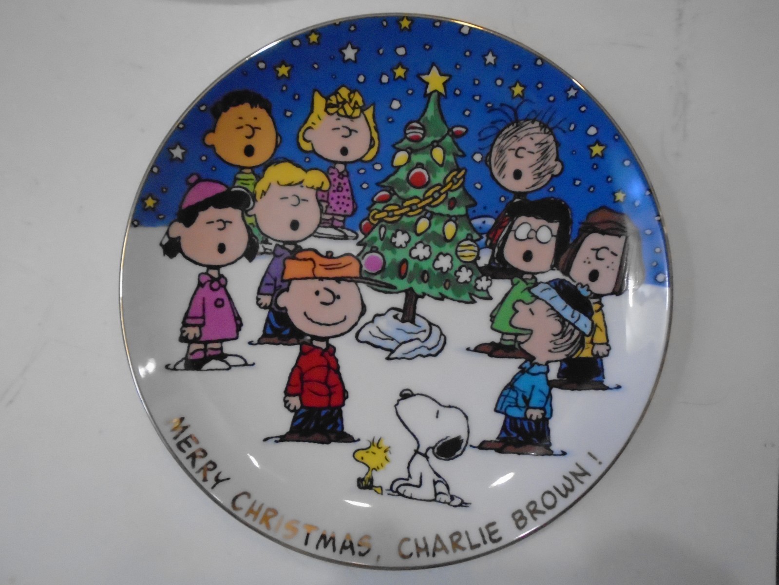 Vintage Danbury Plate “MERRY CHRISTMAS,CHARLIE BROWN” New Vintage Danbury Plate “MERRY CHRISTMAS,CHARLIE BROWN” New