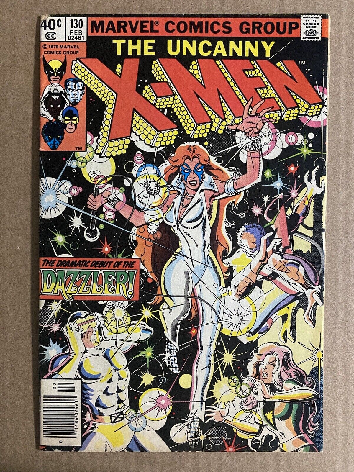 Uncanny X-Men #130 First Printing original 1990 Marvel Comic Book 1st Dazzler