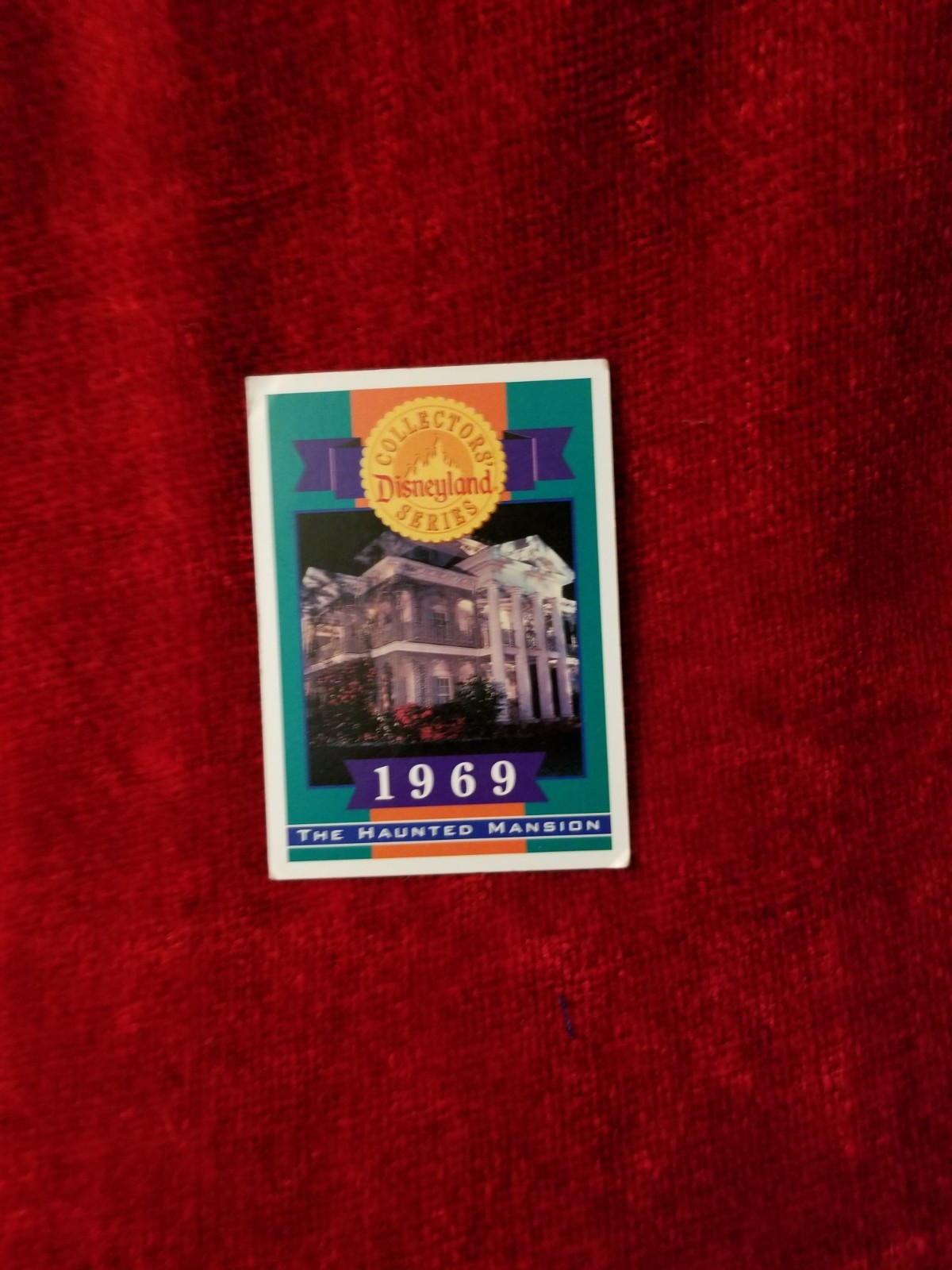 Disneyland Collectors\' Series Card Haunted Mansion 1969