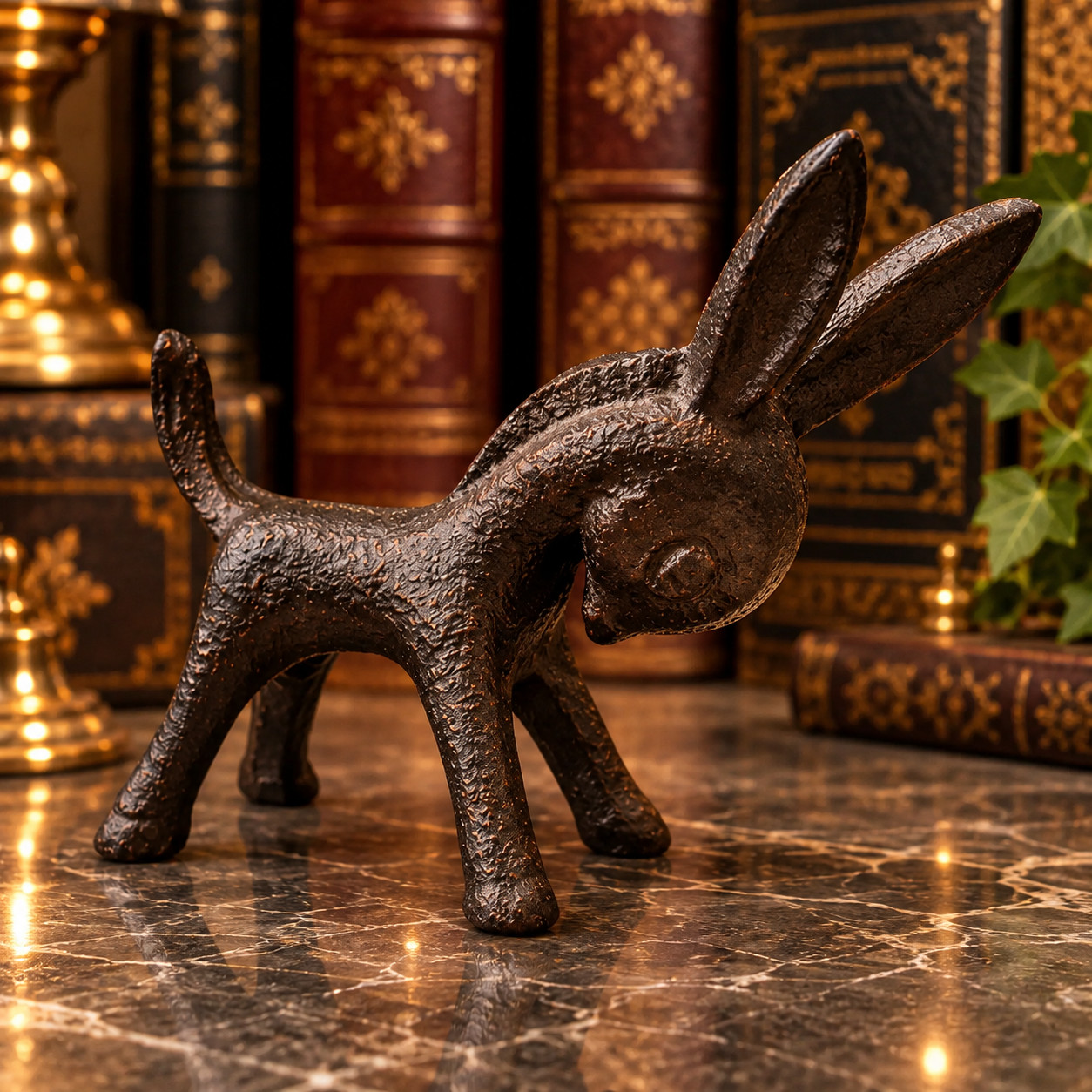 Vintage Cast Iron Donkey Antique Doorstop or Paperweight VTG Patina Vintage Cast Iron Donkey Antique Doorstop or Paperweight VTG Patina
