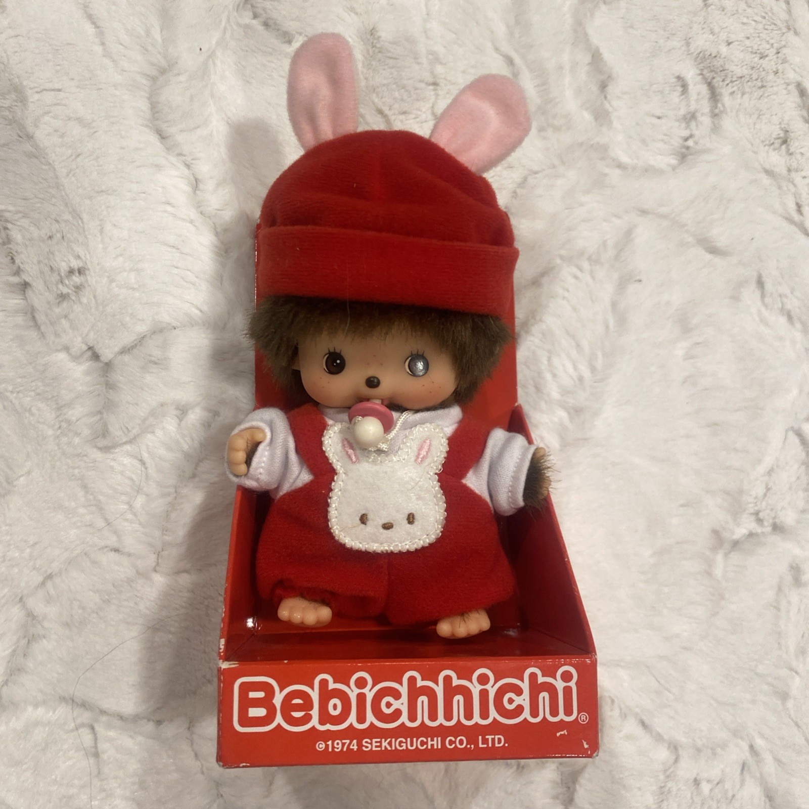 Brand NEW Sekiguchi Monchhichi Bebichhichi 235550 boy  4.75