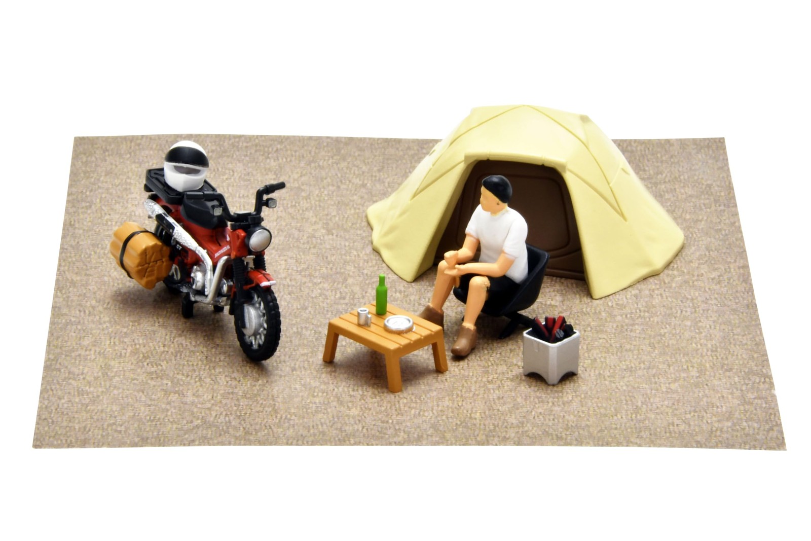 TOMYTEC 334583 Geocolle 64# Car Snap 30a Solo Camping Honda CT125 Hunter Cub