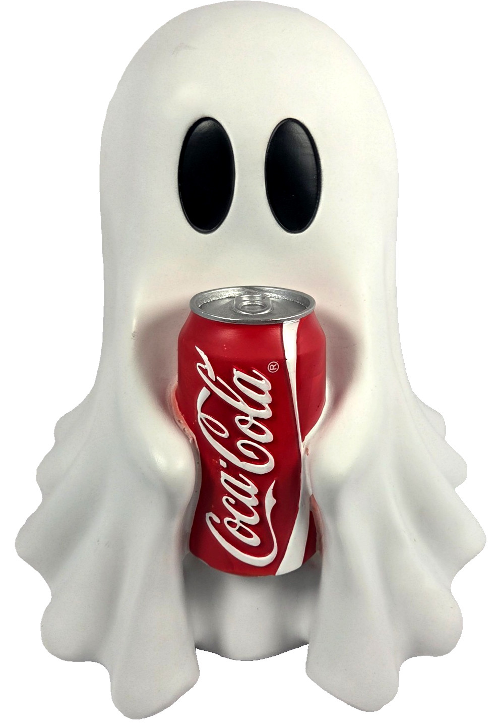 Authentic Viral Coca Cola Ghost Figurine Halloween Decor 10.5 Inch Collectible
