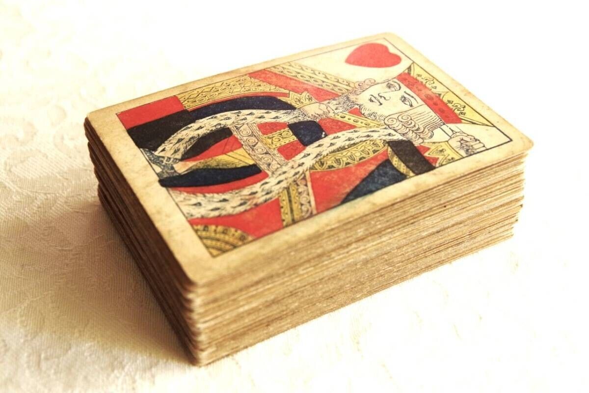 19Th Century Rare Antique British Reynolds Brothers Playing Cards 51 Piece