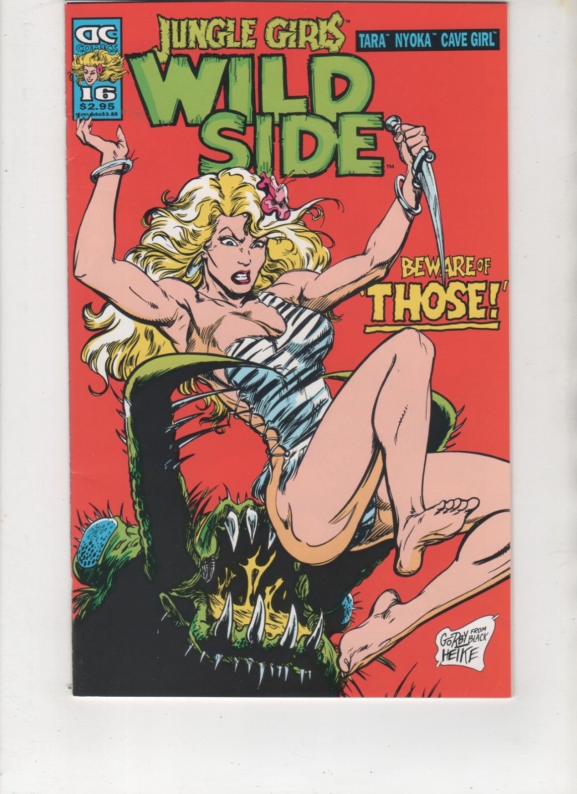 Jungle Girls #16, Gorby, Heike, GGA, Low Print Run, HTF,FN/VF 7.0,1st Print,1993