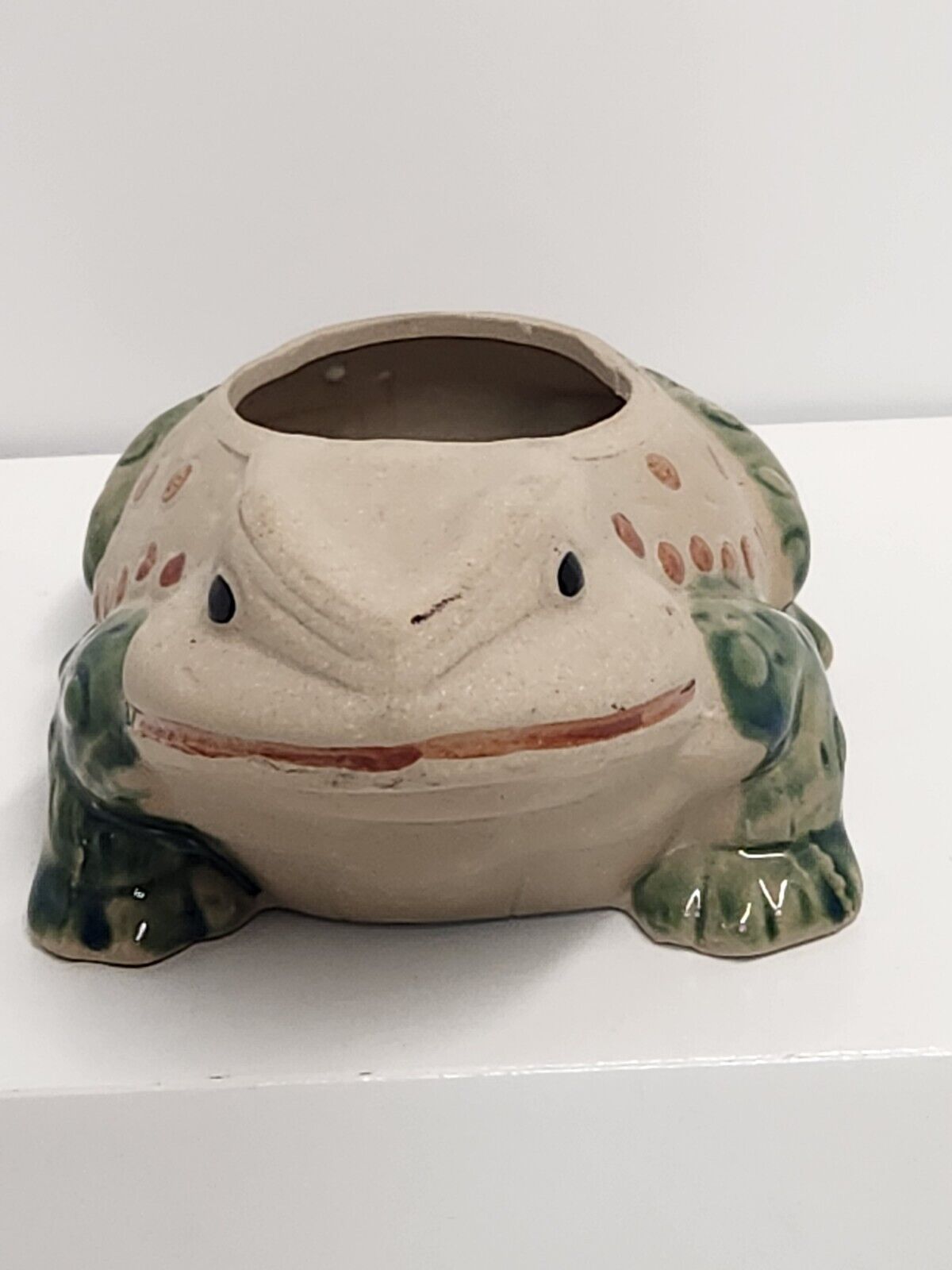 Ceramic Toad/Frog Planter