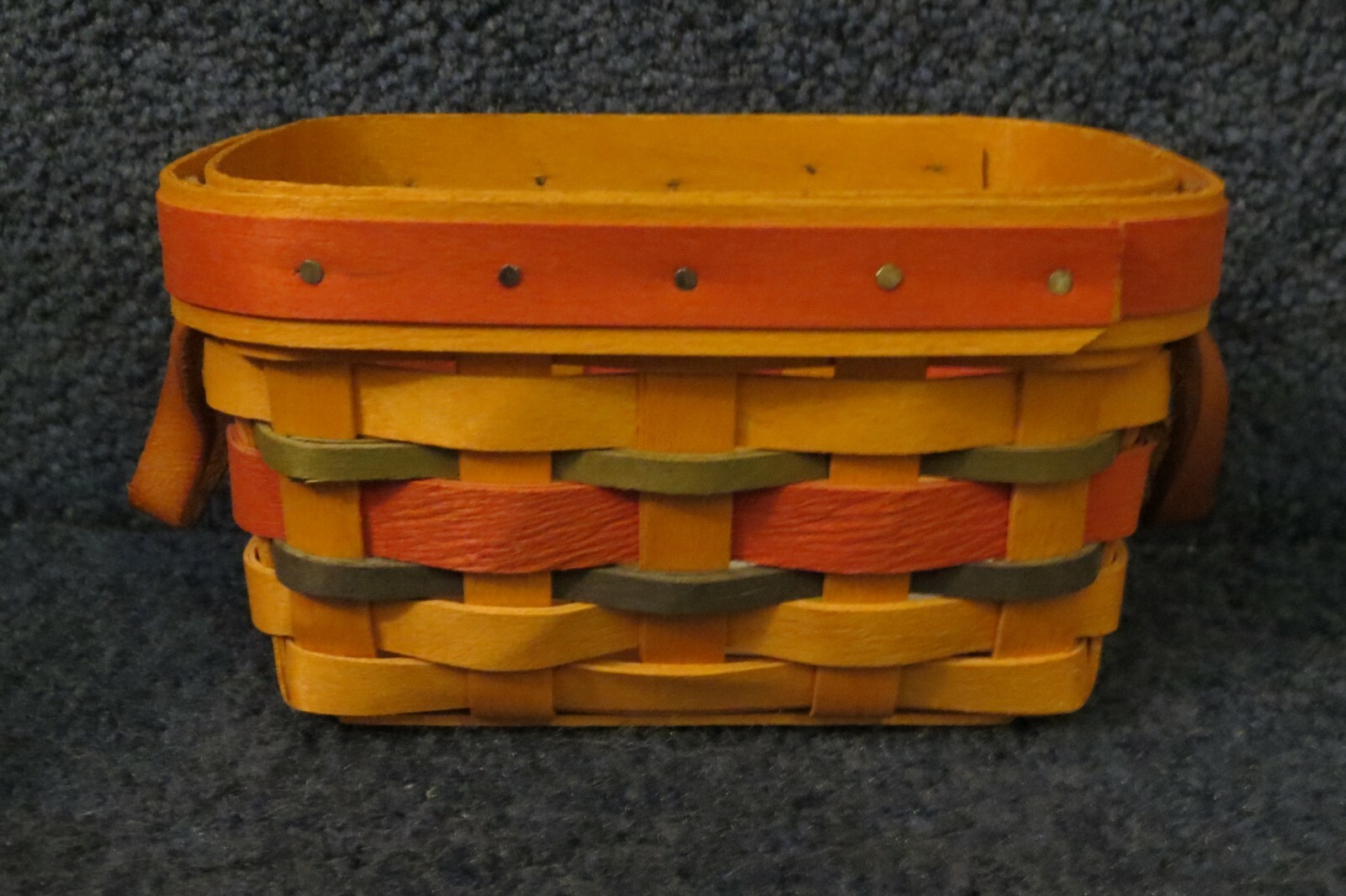 Longaberger 2000 Incentive Award Basket, Beautiful Autumn Colors ~ CUTE
