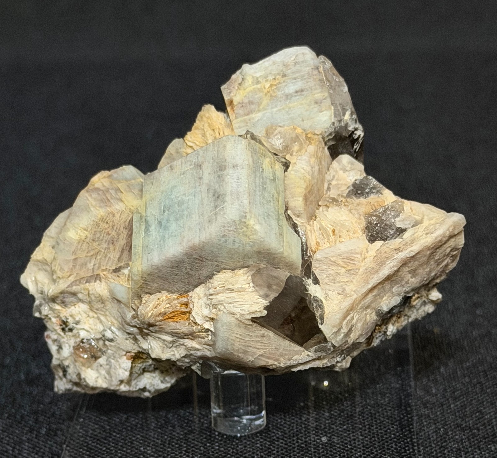 Manebach Twin Microcline - Cleavelandite & Smoky Quartz – Ex. Bill Hayward - CO