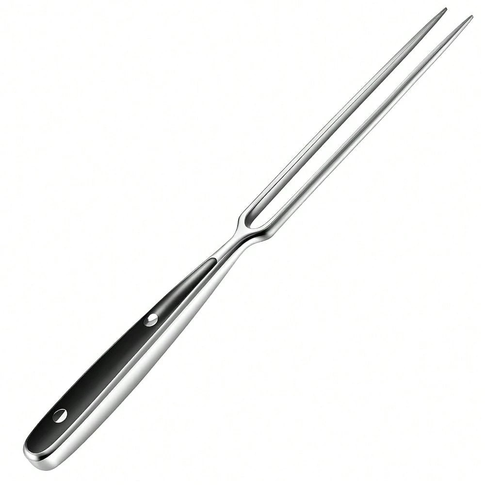 11.8in Heavy-Duty Stainless Steel Carving Fork, Meat Fork