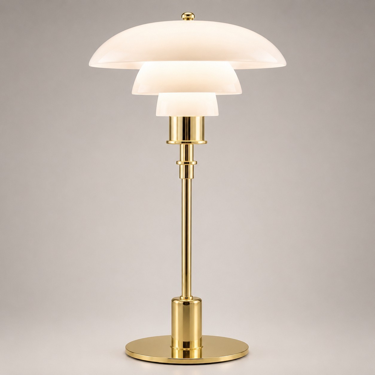 Gold Art Deco Table Lamp Bauhaus Modern Luxury Ambient Lighting
