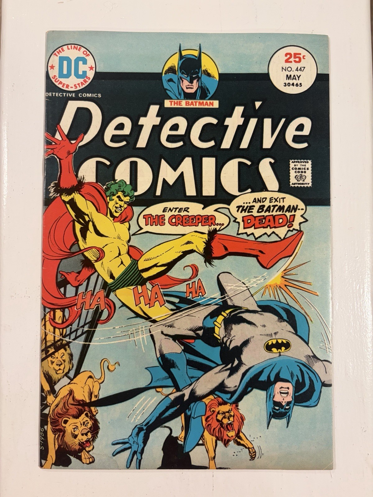 Detective Comics #447/Bronze Age DC Comic Book/FN Detective Comics #447/Bronze Age DC Comic Book/FN