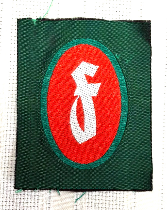 WW2 WWII German Luftschutz SHD Firefighter Sleeve Insignia - ORIGINAL