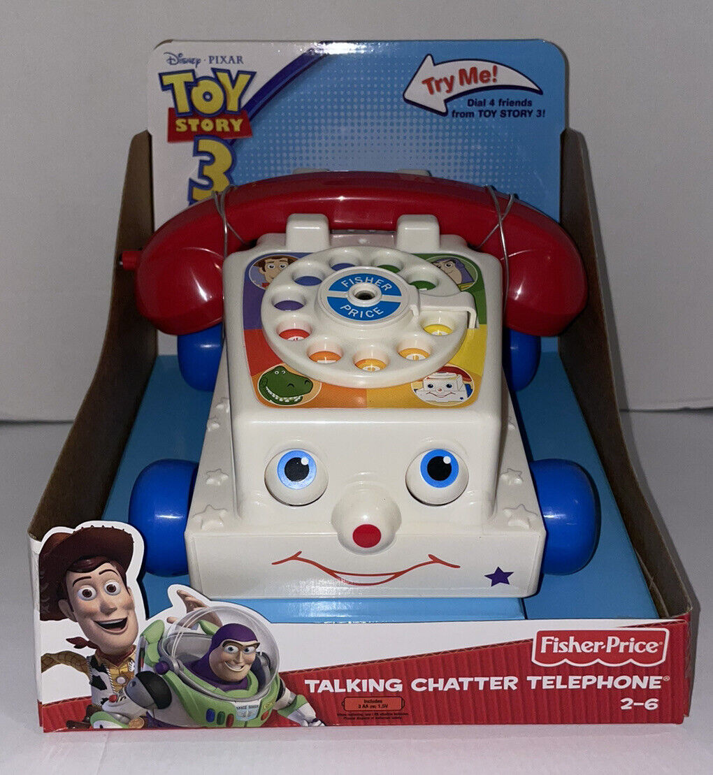 Toy Story 3 Talking Chatter Phone 21 Movie Phrases Rare New