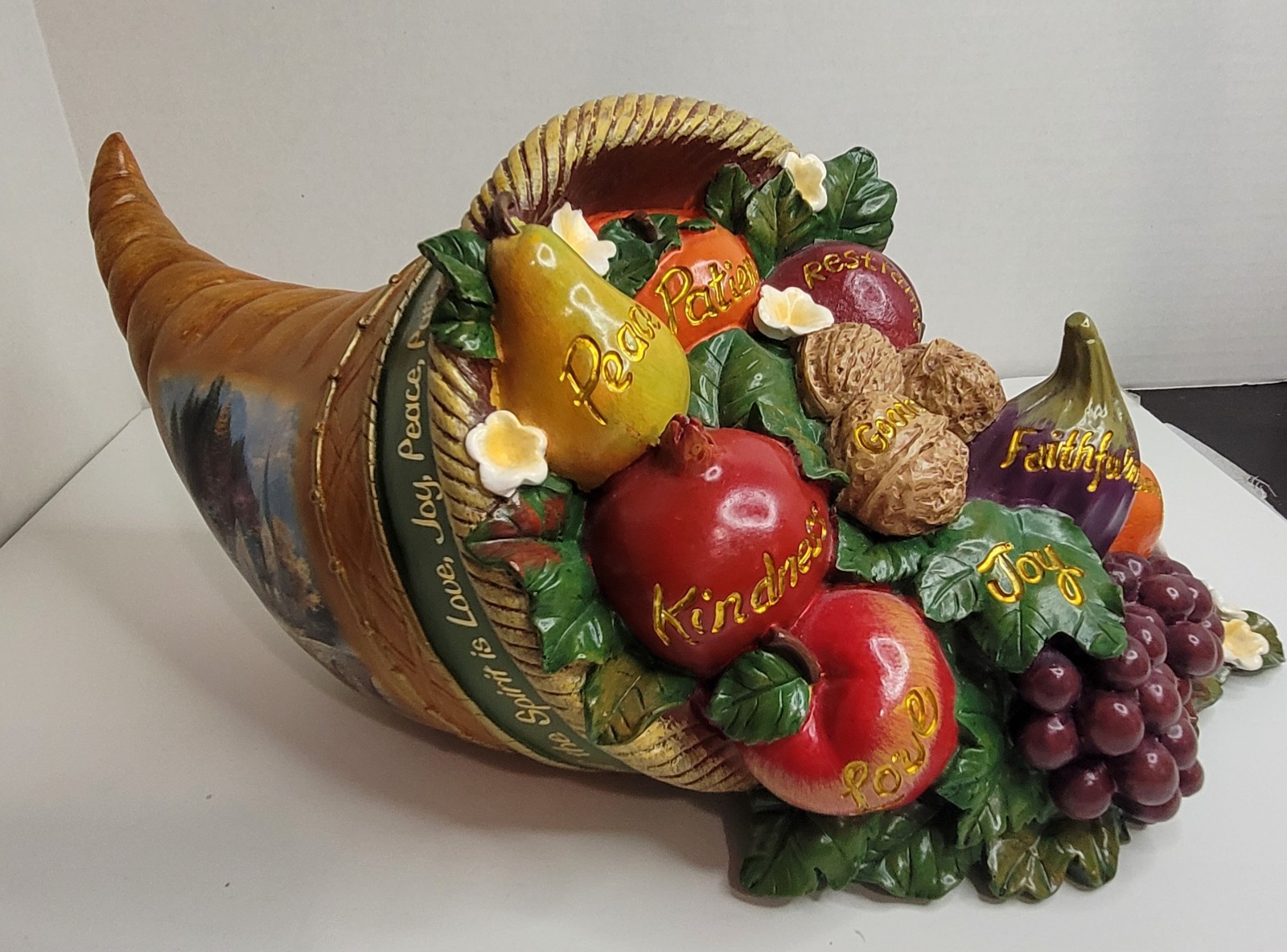 Vintage Thomas Kinkade Fruit of the Spirit Cornucopia Bradford Exchange #A1449