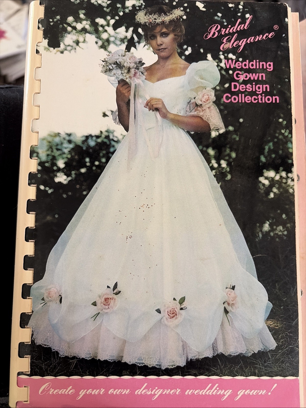 1983 Bridal Elegance Wedding Gown Design Collection Book-Create Your Own Design