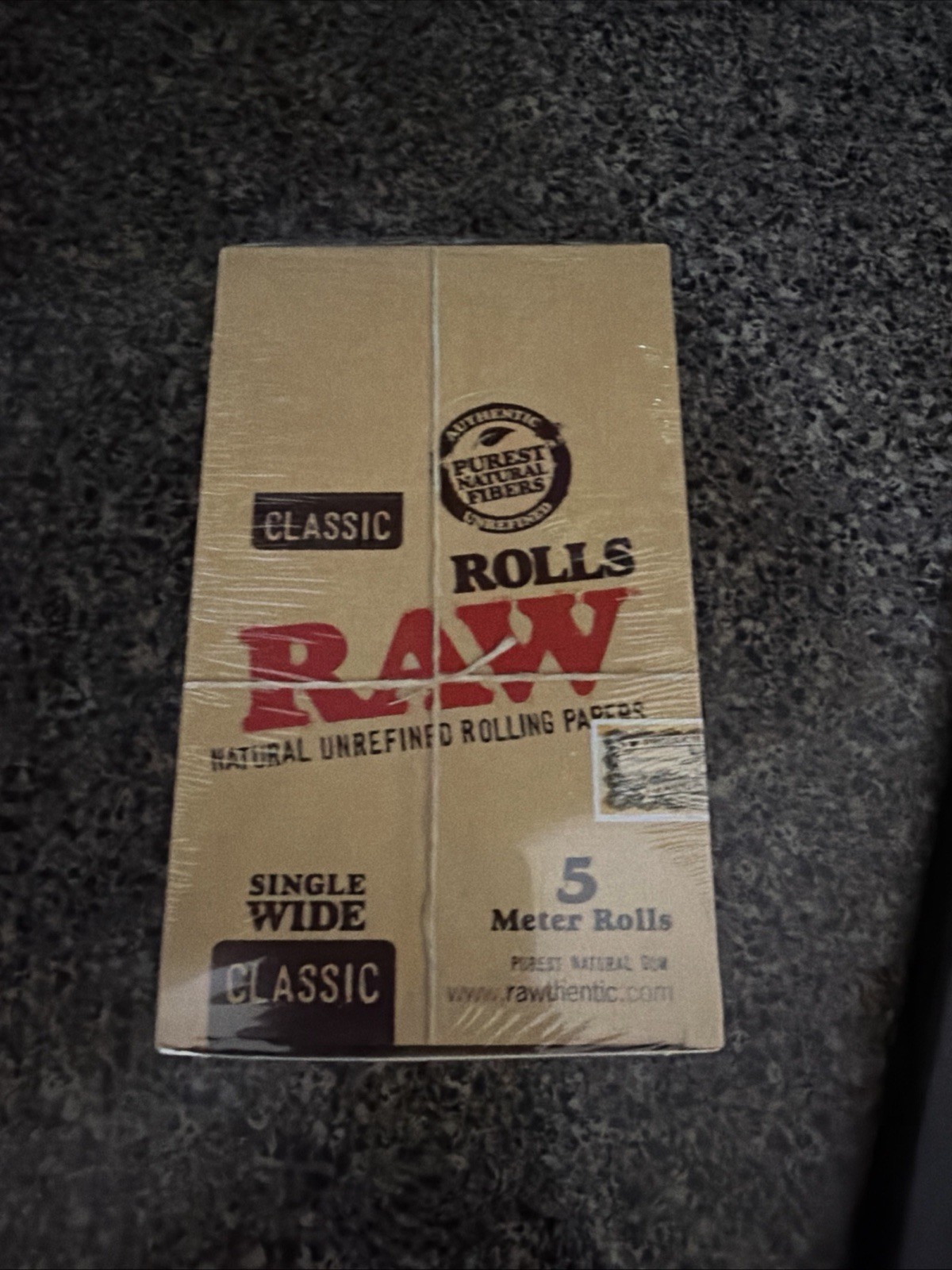 Raw Classic Rolls Single Wide 5 Meter 24 Pack