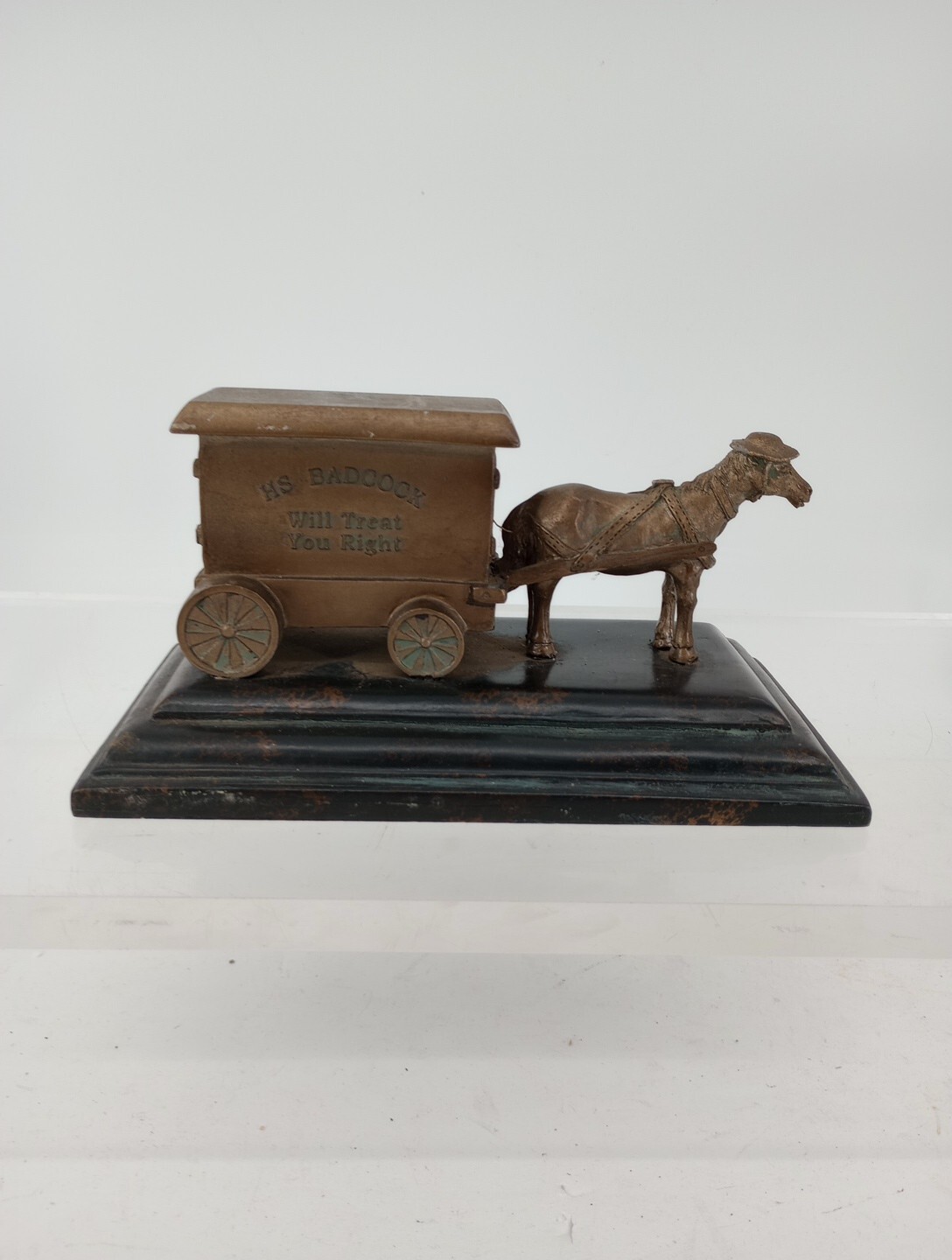 2004 Badcock 100 Years Of Customer Satisfaction Bronze Horse & Buggy Read