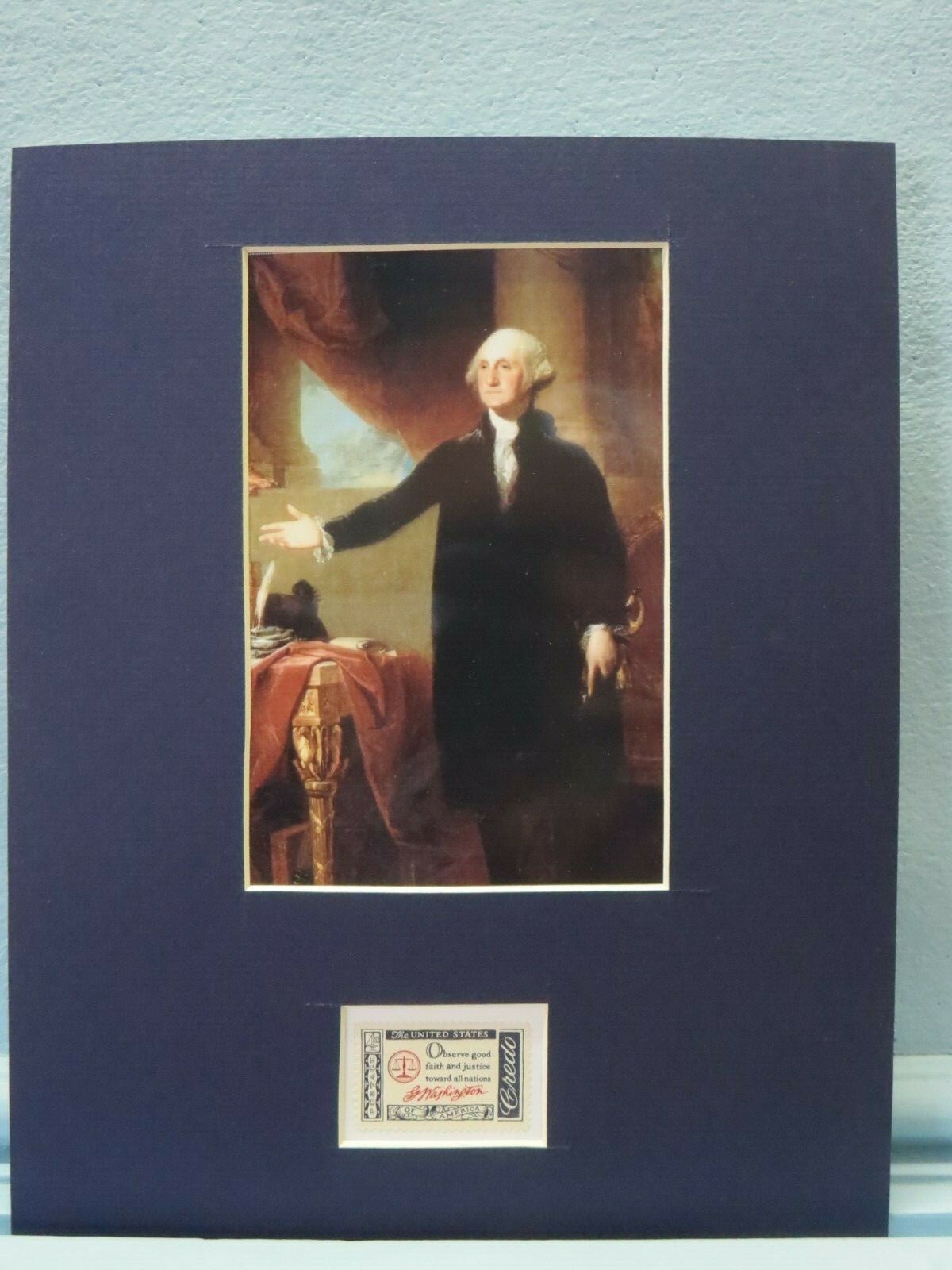 George Washington\'s Farewell Address honored by his own stamp