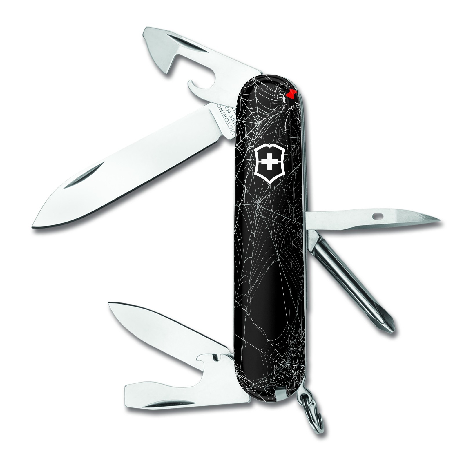 Victorinox Swiss Army HALLOWEEN SPIDER WEB TINKER Knife Knives Multi Tool RH216