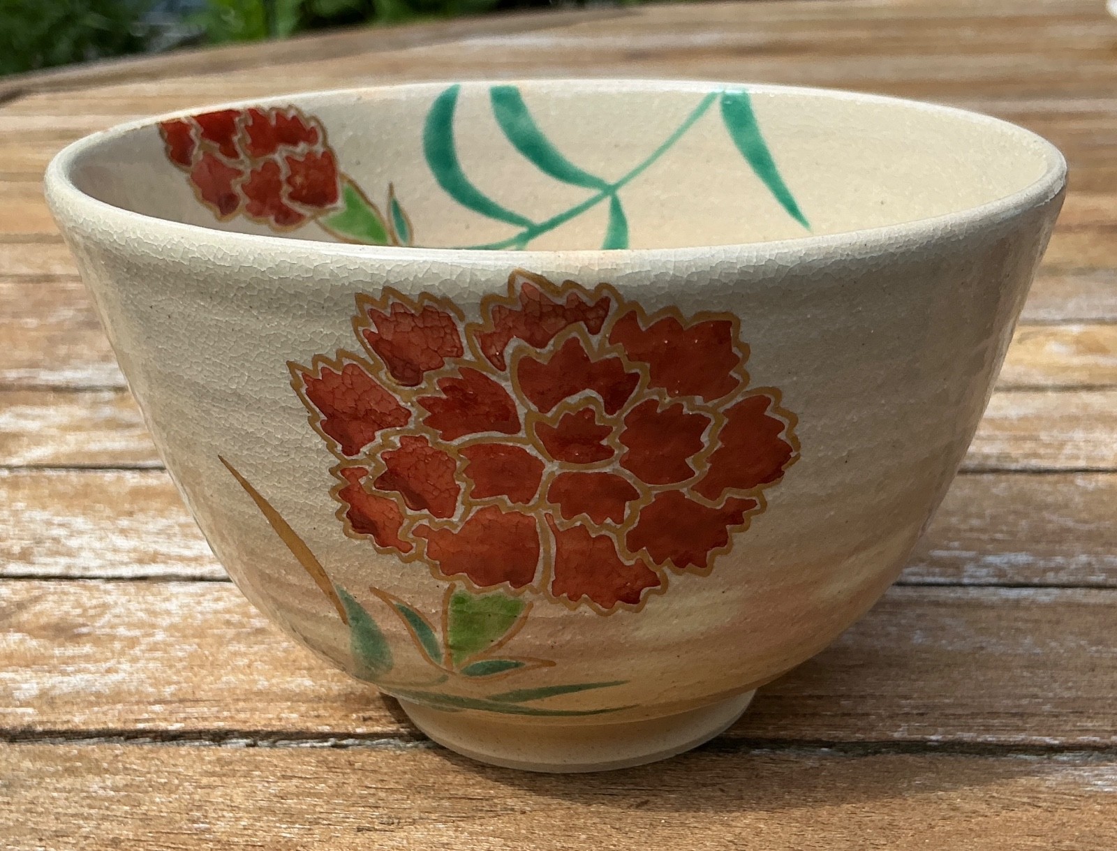 Teacup Matcha Bowl Tea Ceremony Rare Authentic Excellent Artist Signed Japanese