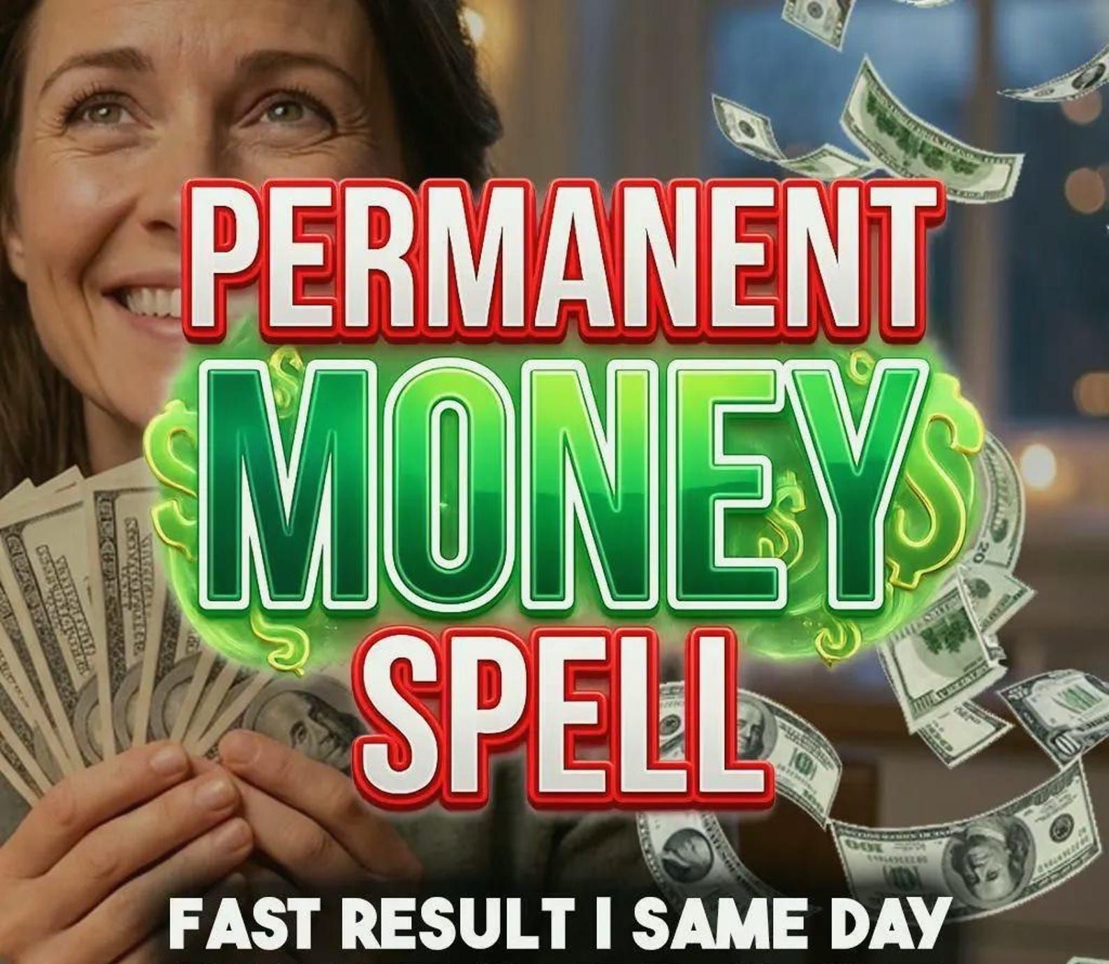 PERMANENT MONEY SPELL - Fast Money Ritual, Wealth Attraction, Abundance & Prospe