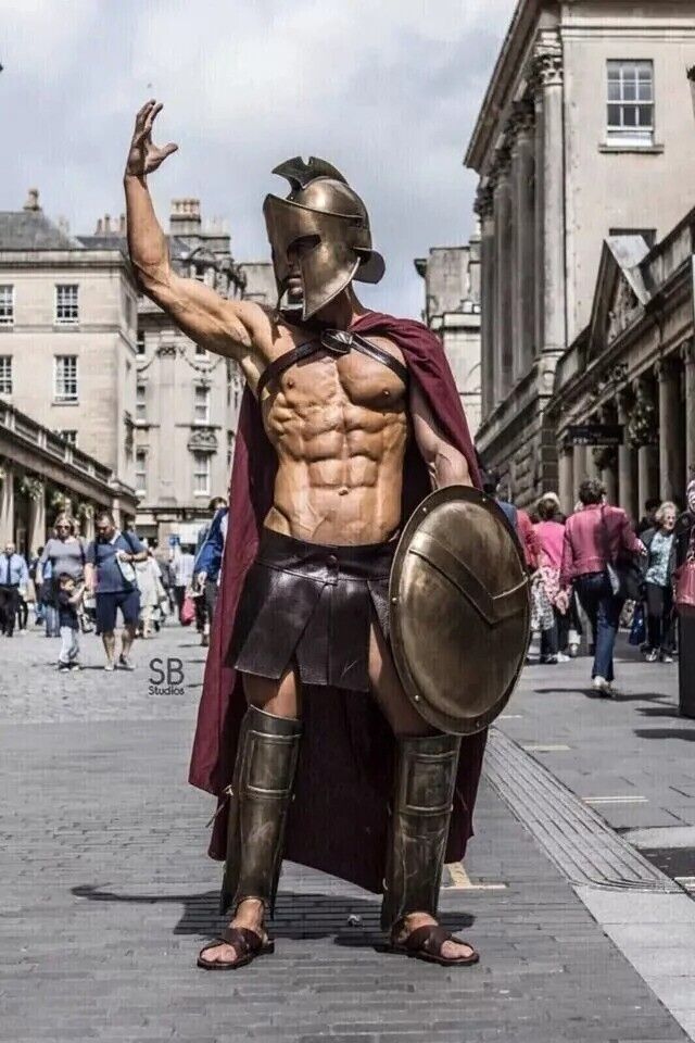 300 Spartan Costume Medieval Warrior Full Armor Suit Knight Costume Armour Larp