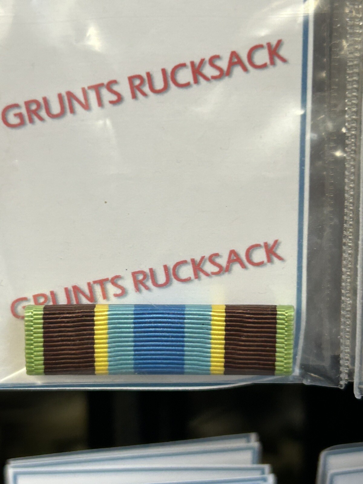 U.S. MIL/RIBBON DV0049 / U.S.C.G COMMANDANT\'S COMMENDATION LETTER RIBBON