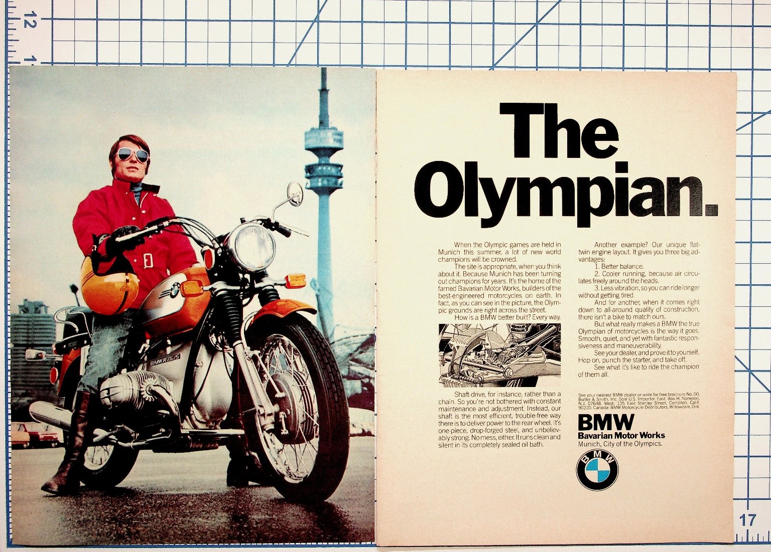 1972 BMW R75/5 Motorcycle \