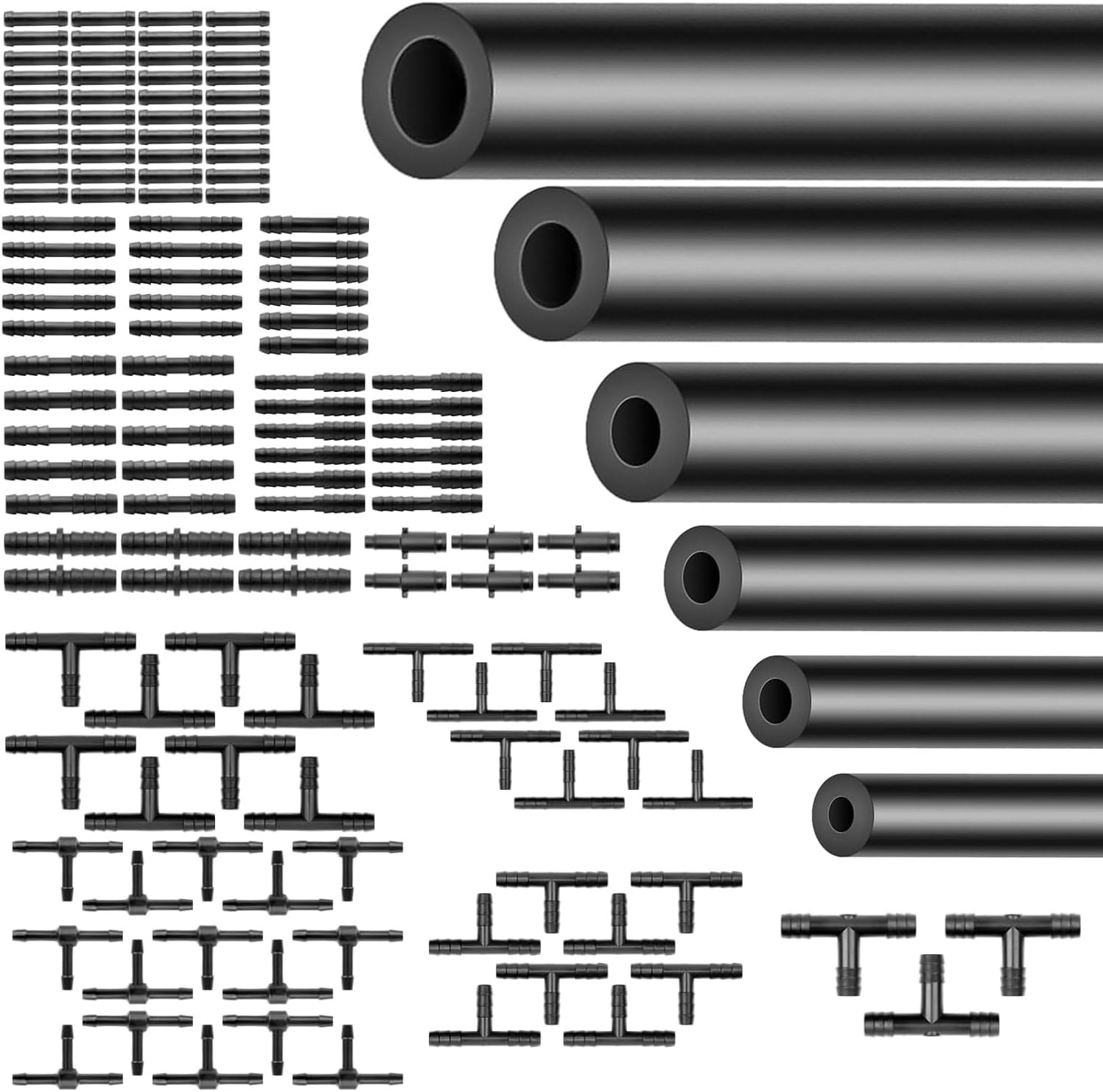 Silicone Vacuum Hose Kit 6PCS 5FT 1/8