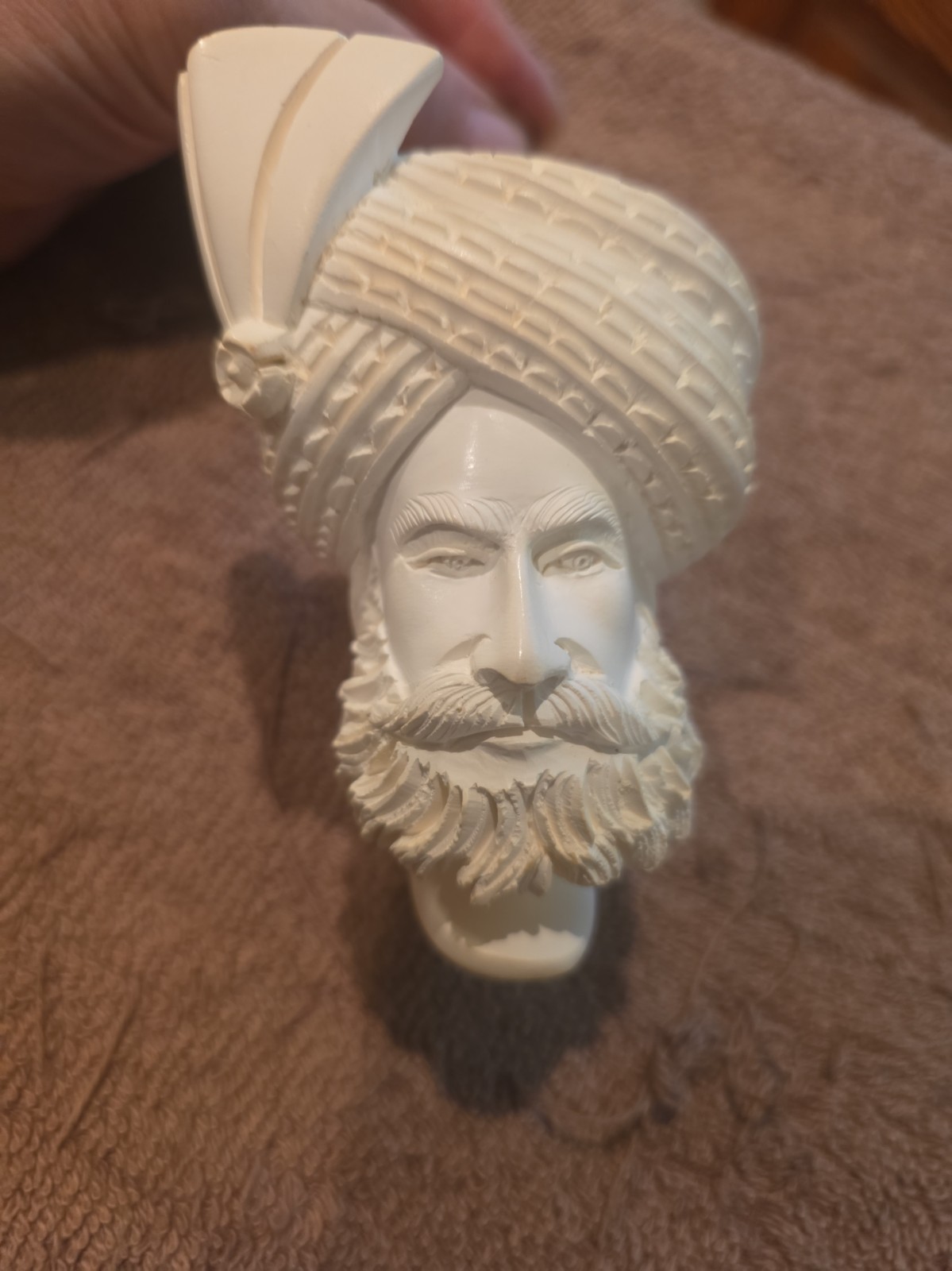 SULTAN   BLOCK MEERSCHAUM PIPE (UNSMOKED)