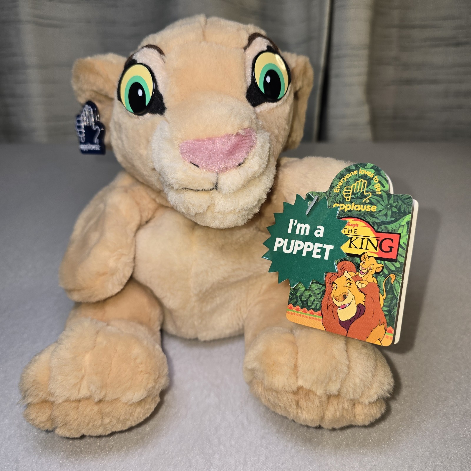 Vtg 1994 Applause Lion King NALA PUPPET Plush NWT Disney Movie #41702 NOS 8