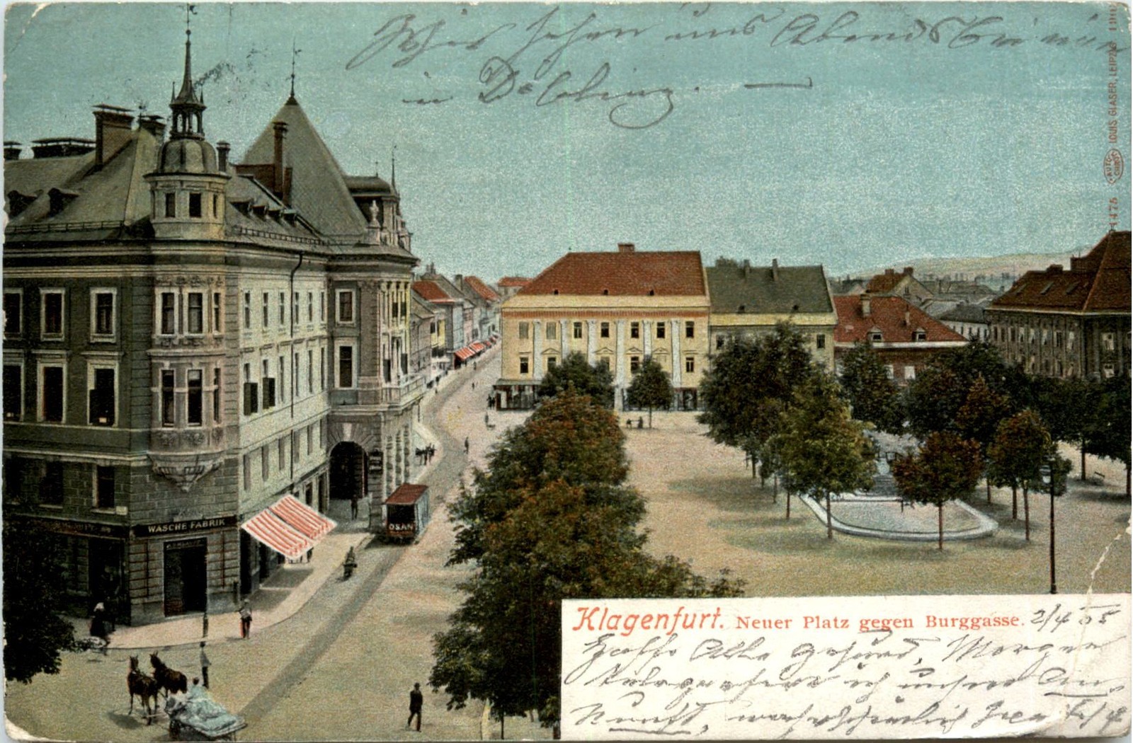 Klagenfurt, New Square against Burggasse -356884