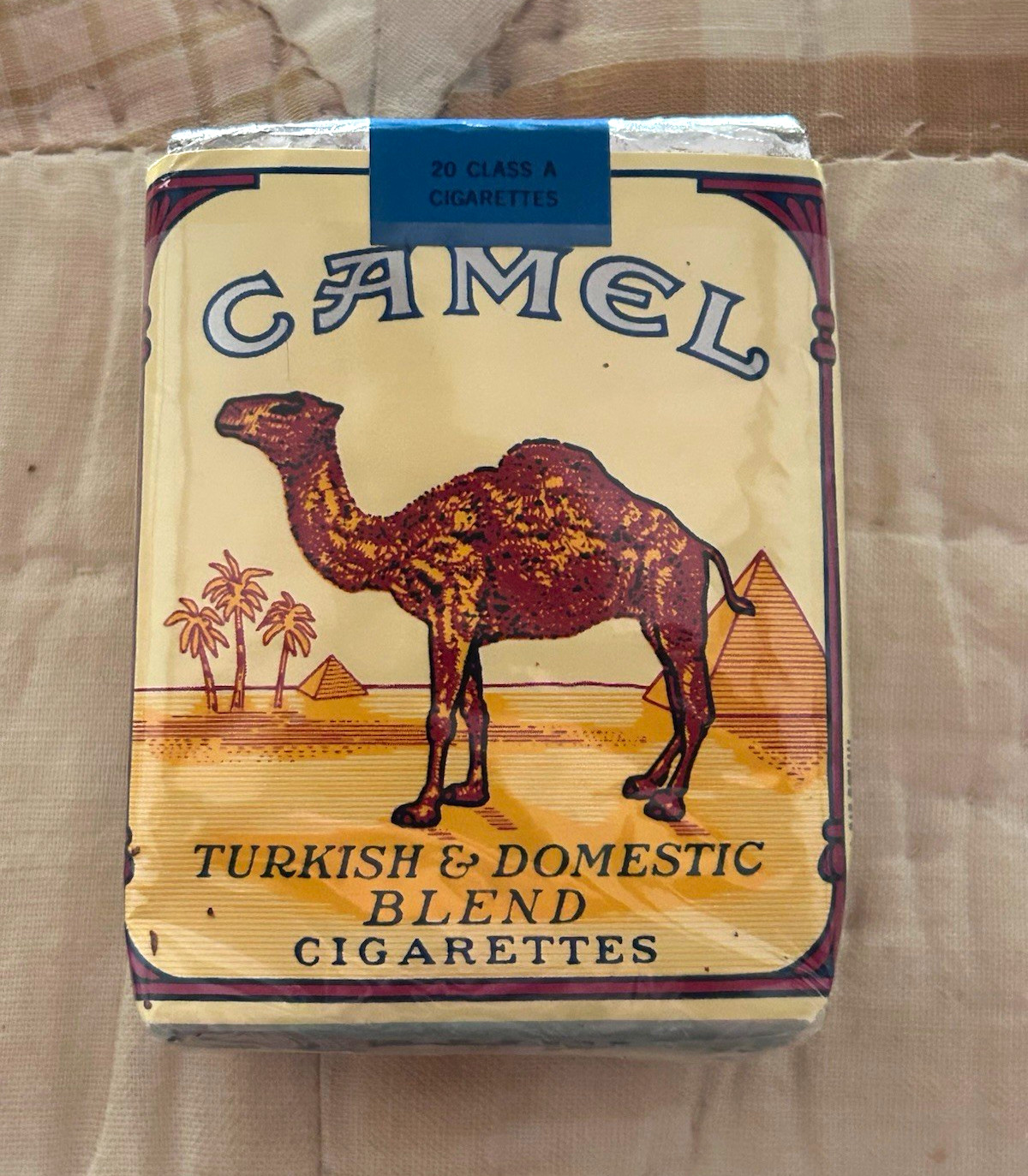 Vintage Camel Cigarette Prop -Empty Collectible 1950’s USA Retro Old Rare Prop