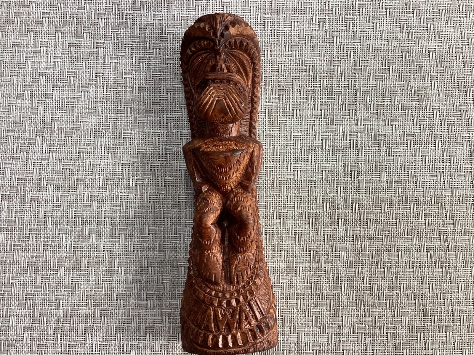 Vintage KU God of Strength and Power Hapa-Wood 8\