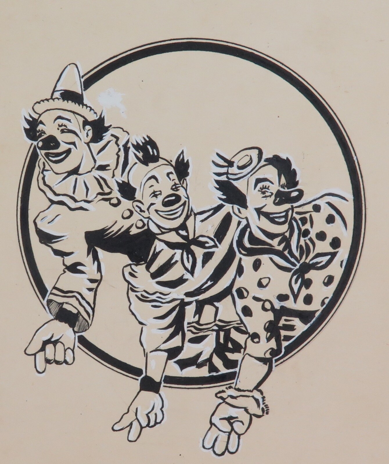 Super Rare c1940s Gran Circo Americano Circus Original Advertising Art Work. #12
