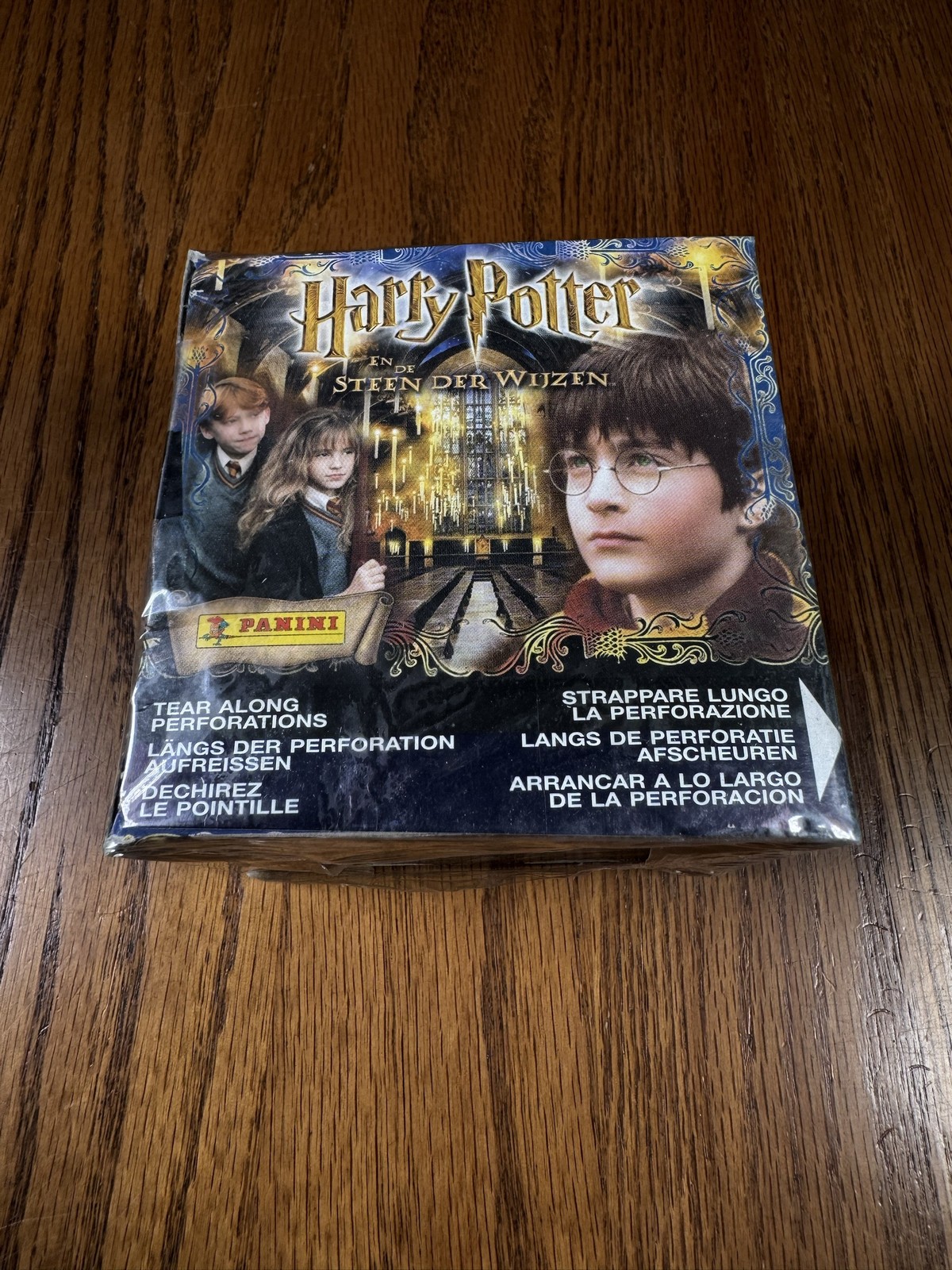 2001 Panini Harry Potter Philosopher\'s Stone Sealed Sticker Box 50 Packets Italy 2001 Panini Harry Potter Philosopher\'s Stone Sealed Sticker Box 50 Packets Italy
