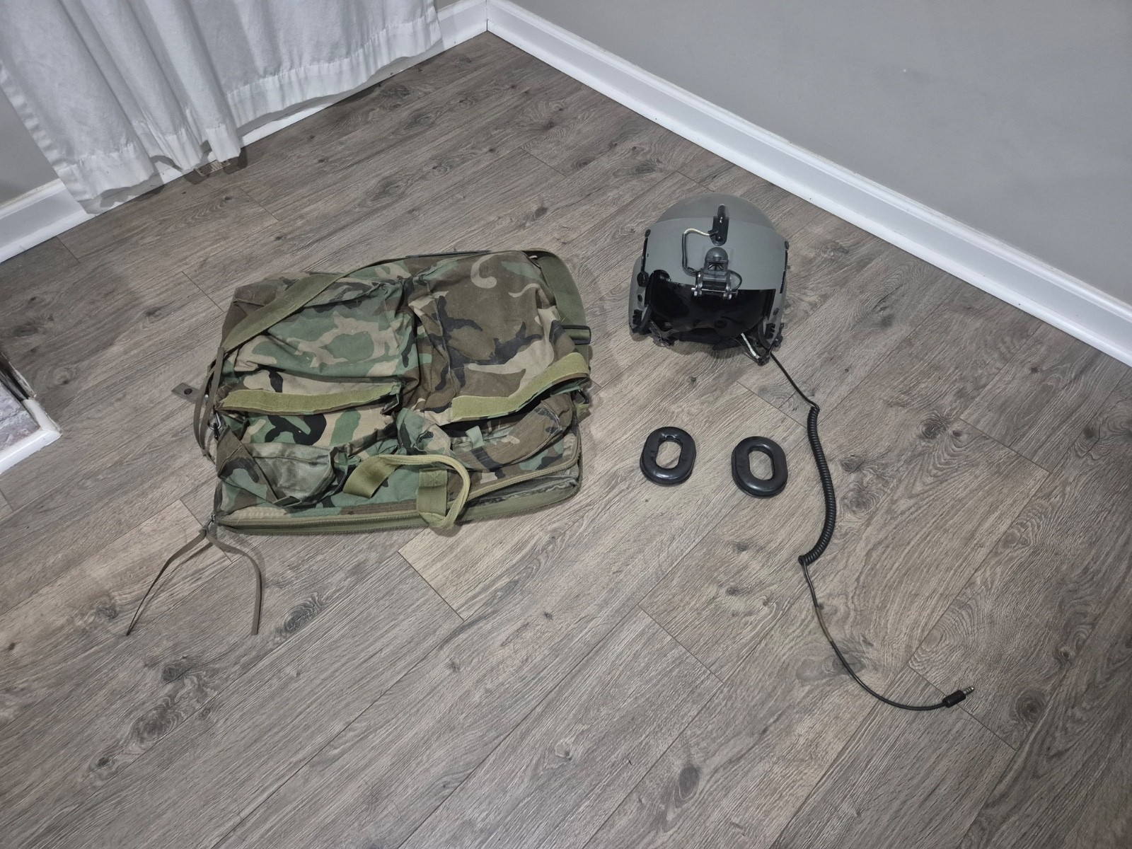RARE Experimental AH64 Attack Gentex RWH HGU-56/P  Medium LOT USGI SURPLUS ANVIS