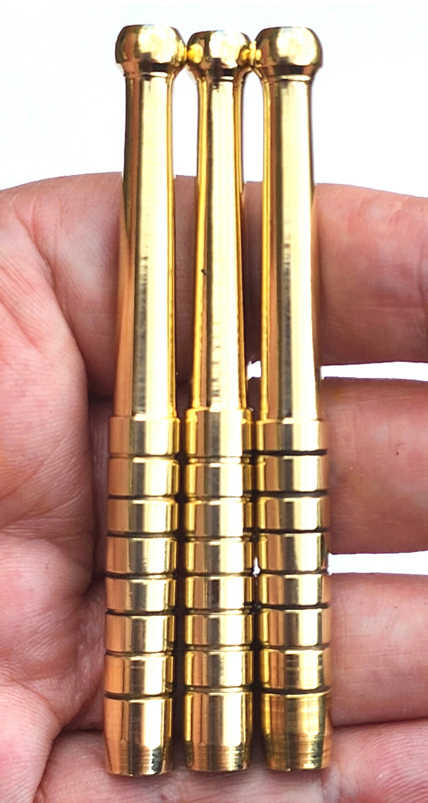 3 PACK 100% SOLID USA REAL BRASS 3\