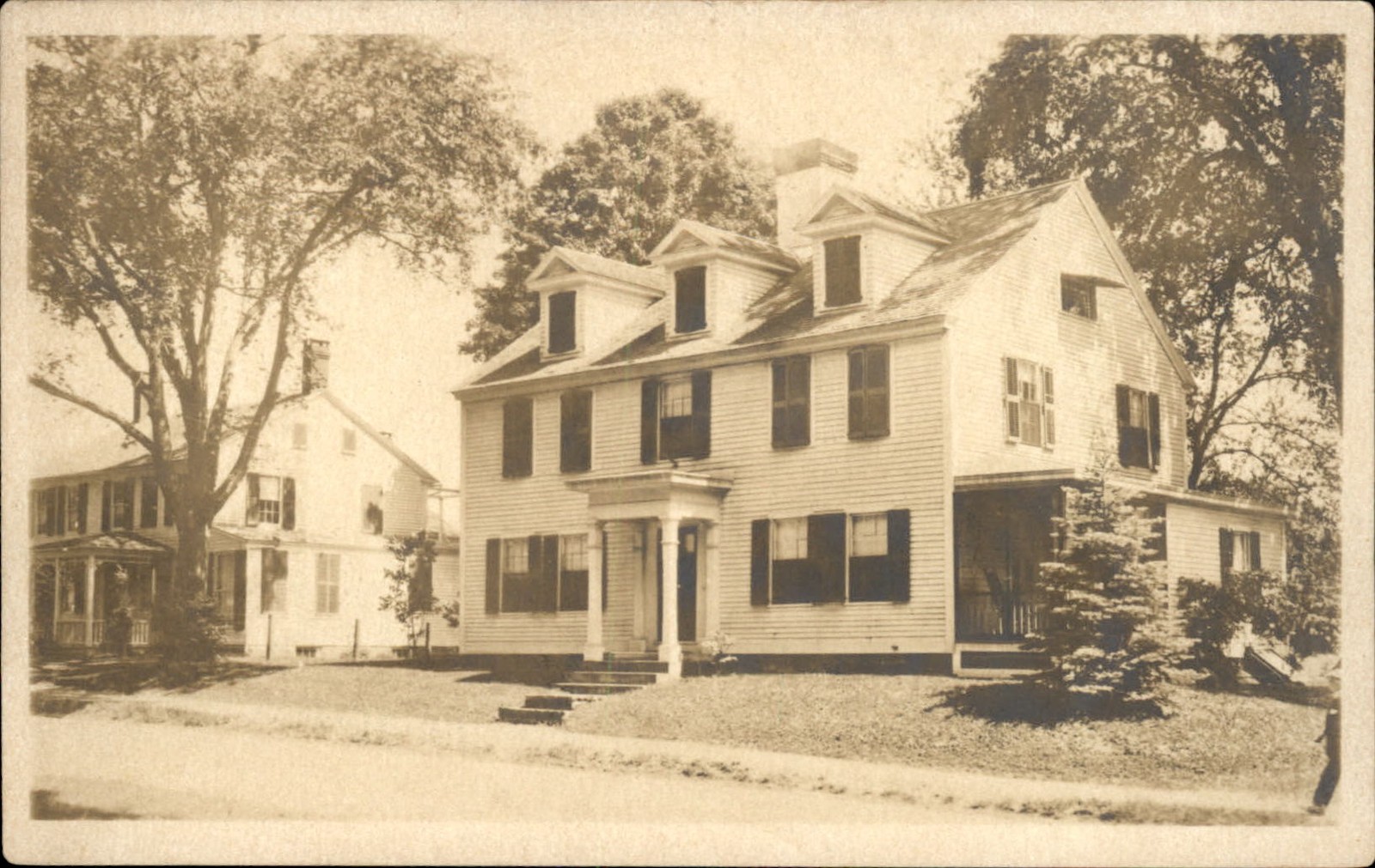 Home 250 Putman Ave Brooklyn Connecticut? c1900s-10s Real Photo Postcard