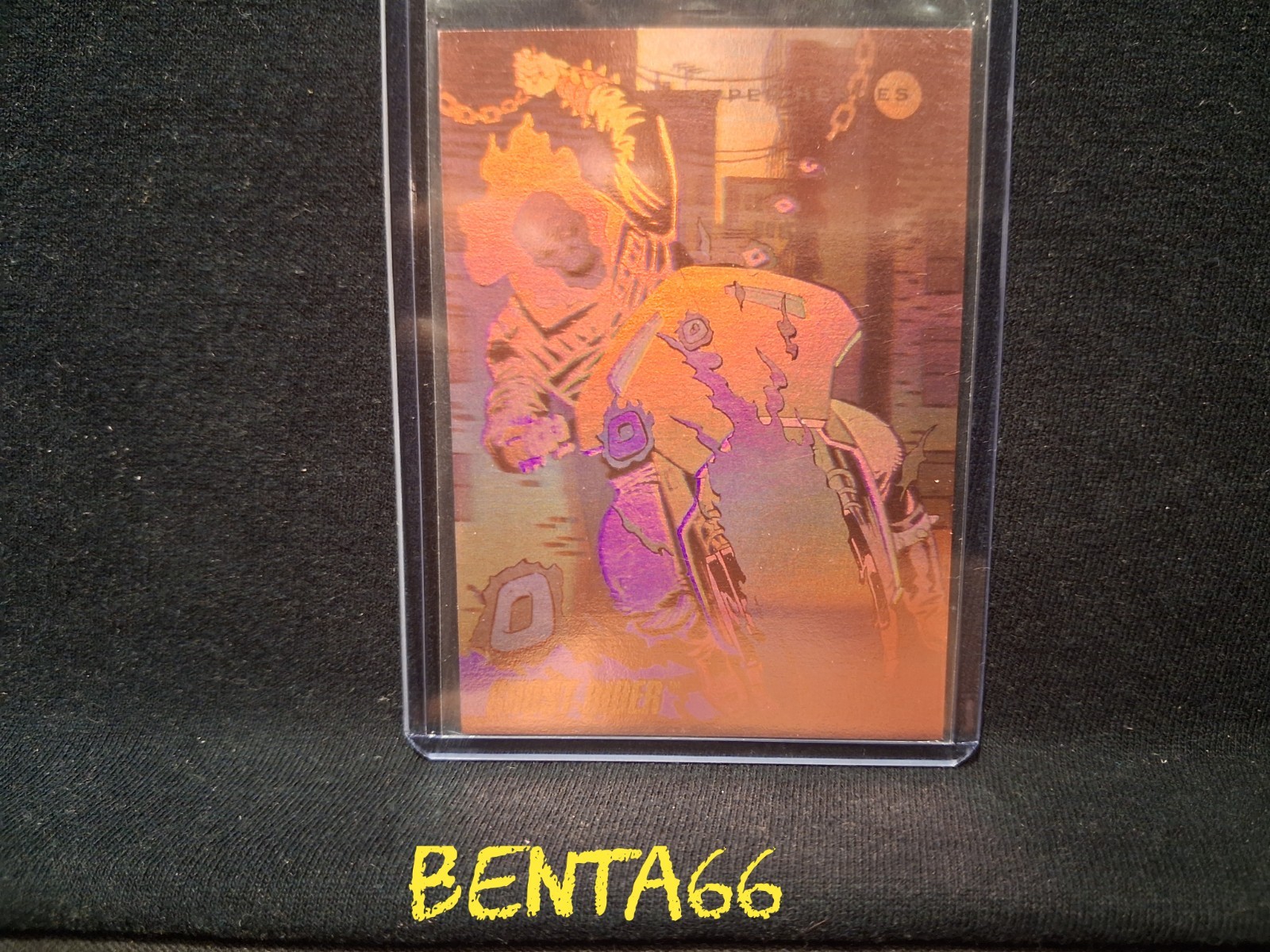 1992 Marvel Universe Series 3 🔥 Ghost Rider Hologram Insert Chase Card #H-5