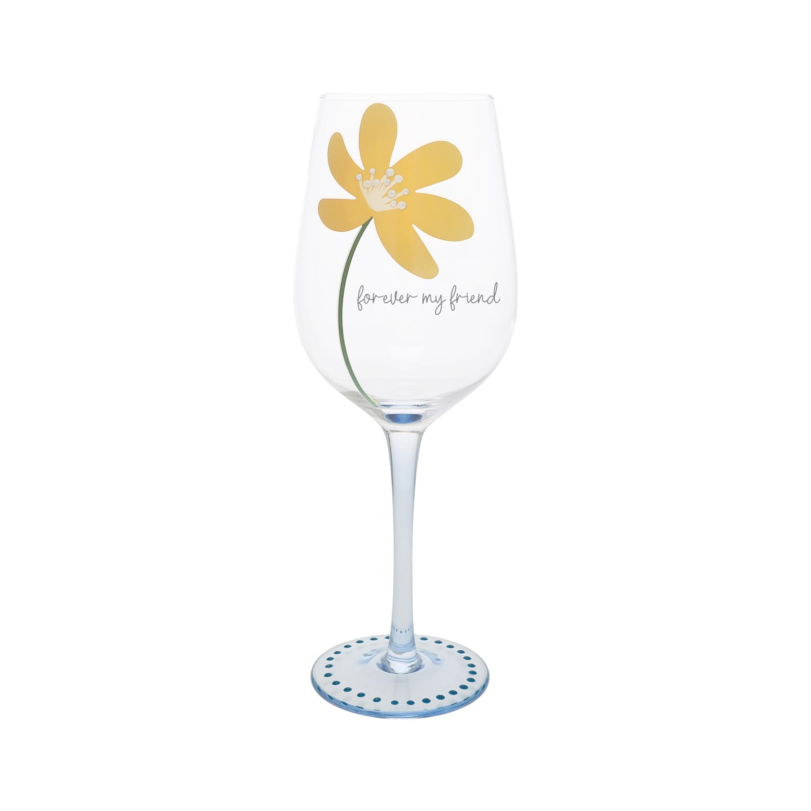 Pavilion Forever My Friend 16 oz Stemmed Wine Glass for Best Friend Pavilion Forever My Friend 16 oz Stemmed Wine Glass for Best Friend