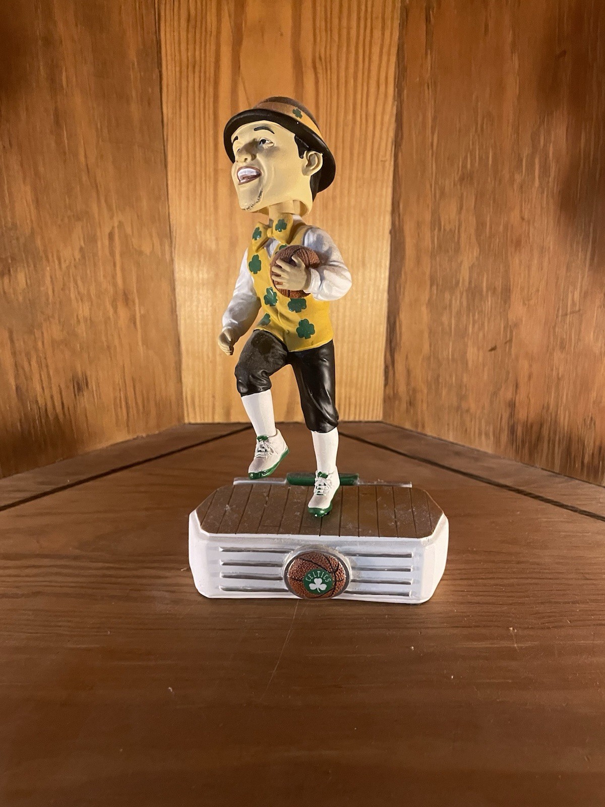 Lucky The Leprechaun BobbleHead Boston Celtics Stadium Lights No Box
