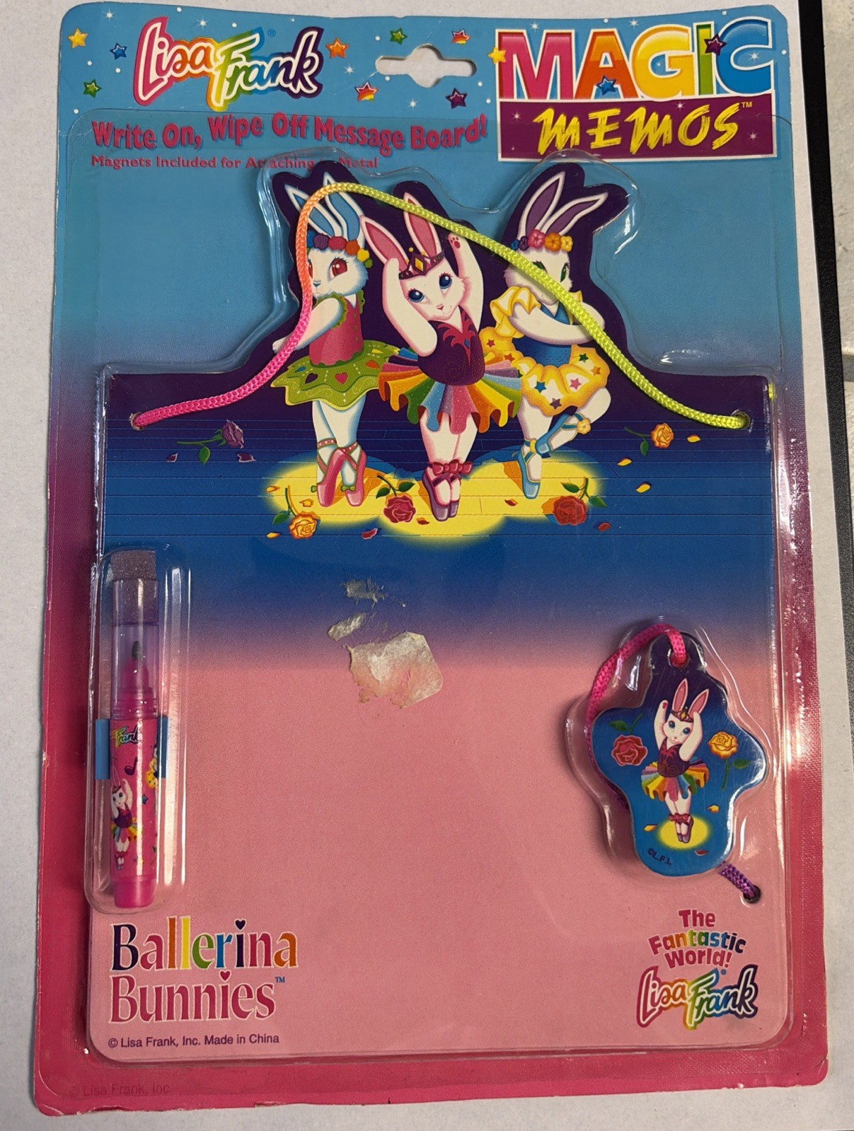 Vintage Lisa Frank Magic Memos Dry Erase Board Dancing Bunnies Sealed Vintage Lisa Frank Magic Memos Dry Erase Board Dancing Bunnies Sealed